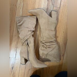 Tan Suede Boots